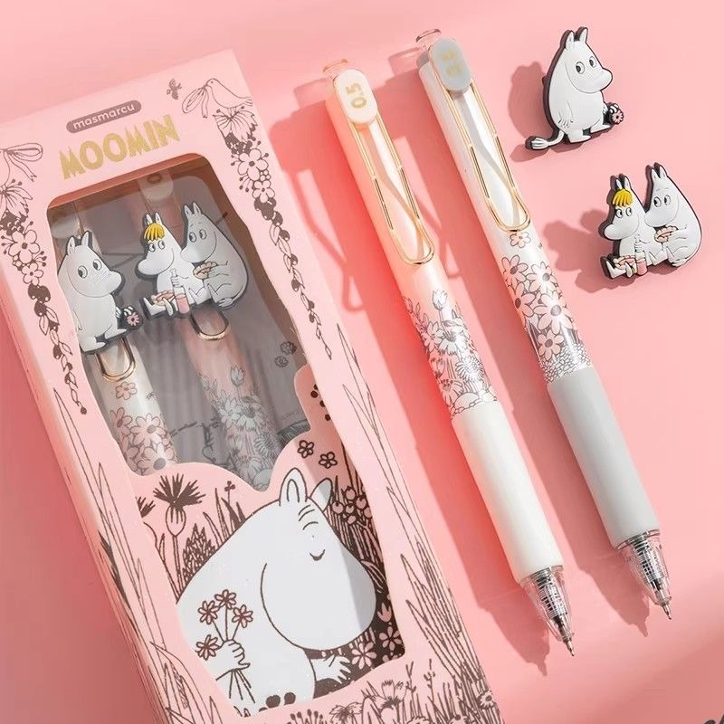 Stationery Supplier - มูมิน คิวท์ ปากกาเจลแบบยืดหดได้ 0.5 มม. ปลายละเอียด