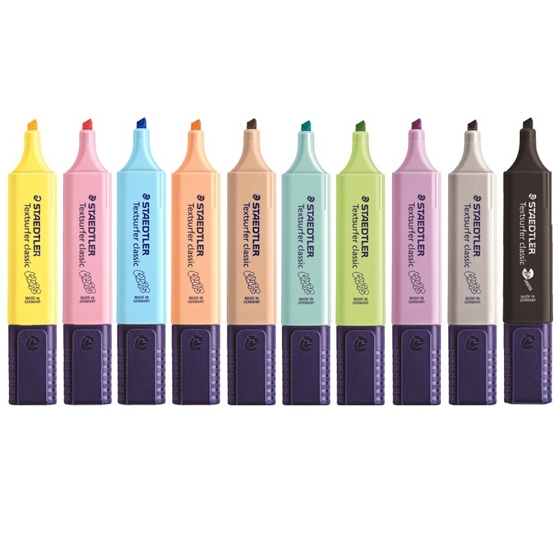 Highlighter Set Pastel - 1pcs STAEDTLER สีพาสเทลปากกาเน้นข้อความ 1-5 มม.VINTAGE MARKER