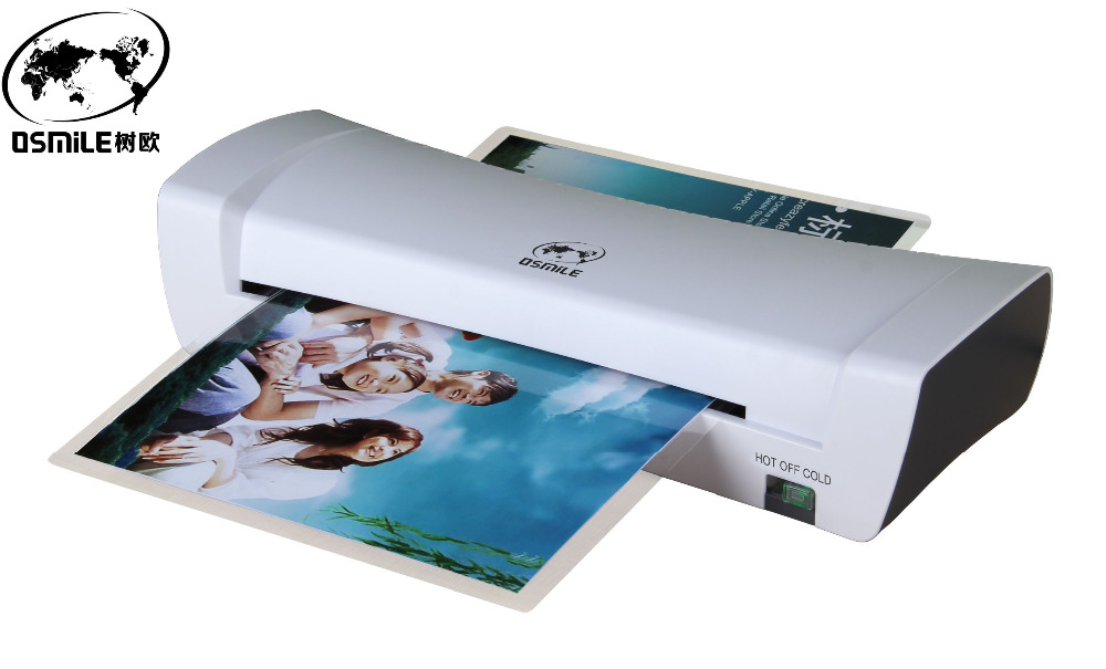 Document Laminator Pouch - SL200 A4ร้อนและเย็นเครื่องเคลือบเอกสารกระดาษการ์ดภาพวาดเครื่องเคลือบบัตรสำหรับ Home Office EU