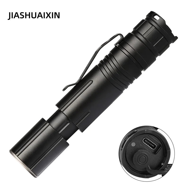Stationery Supply - ไฟฉายยุทธวิธี JIASHUAIXIN รุ่นใหม่ XHP50 แบบซูม ชาร์จผ่านพอร์ต