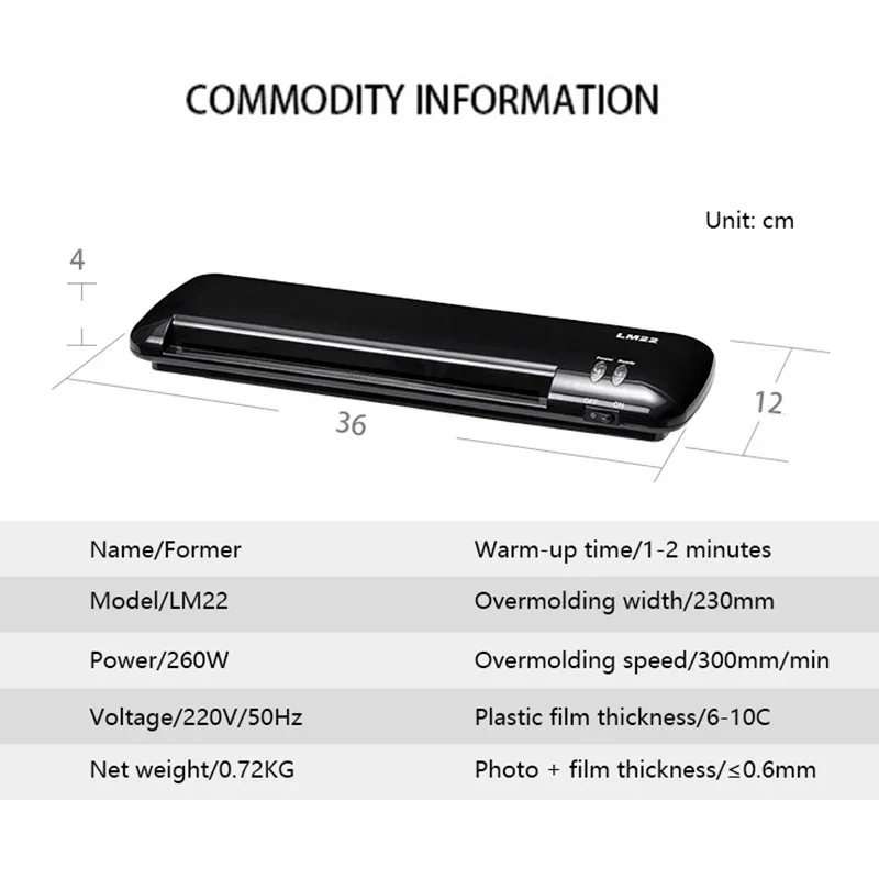 Document Laminator Pouch - เครื่องเคลือบบัตร A4 คุณภาพเยี่ยม เครื่องเคลือบบัตรแบบม้วนสำหรับใช้ในบ้าน เครื่องเคลือบบัตรแบบเย็น ฟิล์มเคลือบบัตร