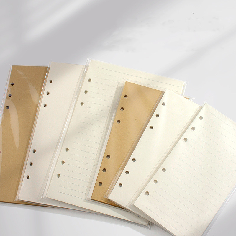 Notebook Dotted A5 - A5 A6 A7 หลวมโน้ตบุ๊คเติมเกลียว Binder หน้าภายในรายสัปดาห์รายเดือน