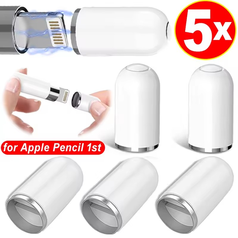 Stationery Supply - ฝาครอบแม่เหล็กสำหรับ Apple Pencil 1 ฝาครอบป้องกันปากกาสไตลัส ฝาครอบแม่เหล็กสำหรับเปลี่ยน