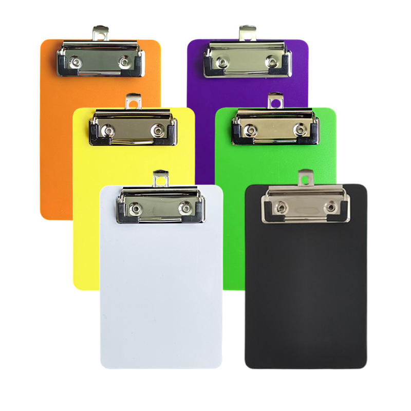 Stationery Supplier - A7 คลิปบอร์ดขนาดเล็กแบบพกพา ออแกไนเซอร์ ที่ใส่โน้ตพลาสติกแบบแขวนได้ อุปกรณ์สำนักงาน อุปกรณ์การเรียน
