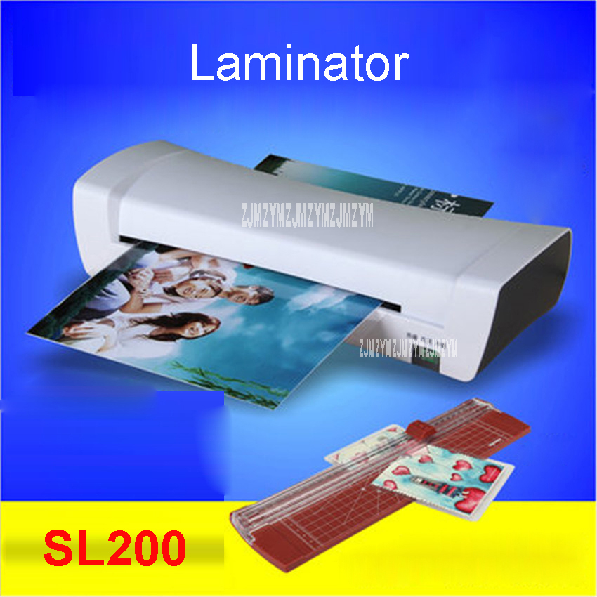 Document Laminator Pouch - SL200 สีขาว A4 Photo Laminator สำนักงาน