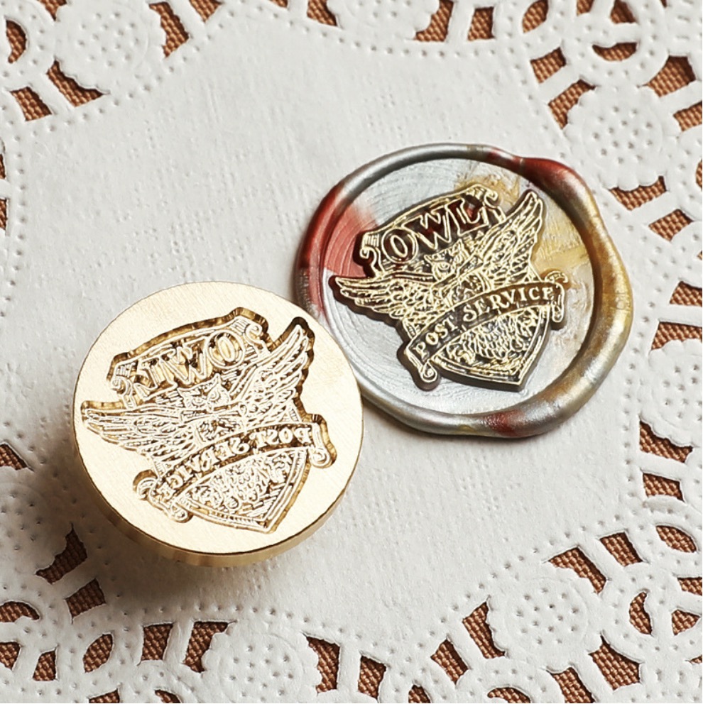 Wax Seal Stamp Kit - ใหม่ Deathly Hallows ขี้ผึ้งซีลแสตมป์ 943 หมวกเมจิกนกฮูกโพสต์