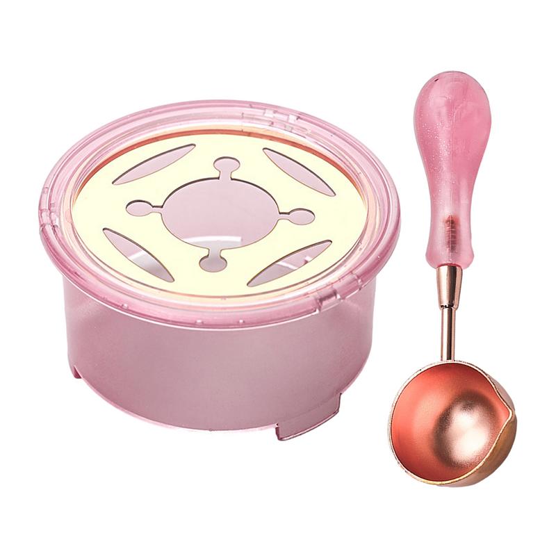 Wax Seal Stamp Kit - ซีลขี้ผึ้งชุดซีลขี้ผึ้ง Melter ช้อนชุดเครื่องทําความร้อน WAX Letter Seal