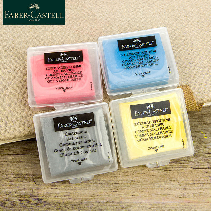 Rubber Eraser Kneaded - Faber-Castell Plasticity ยางนุ่มยางลบศิลปะเช็ด highlight Kneaded ยางสําหรับ