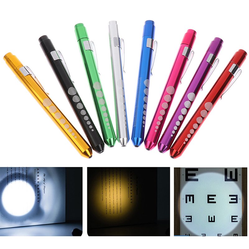 Stationery Supply - ไฟฉายตรวจช่องปาก, ไฟฉายแบบปากกา, ไฟฉายตรวจรูม่านตา, ไฟฉายแพทย์พร้อมเครื่องวัดรูม่านตาและไม้บรรทัด