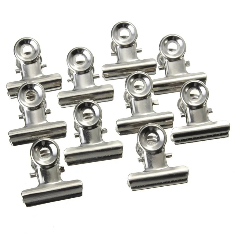 ราคาไม่แพง 10 ชิ้น Silver Tone - Binder Clip Assorted บทวิจารณ์และราคา