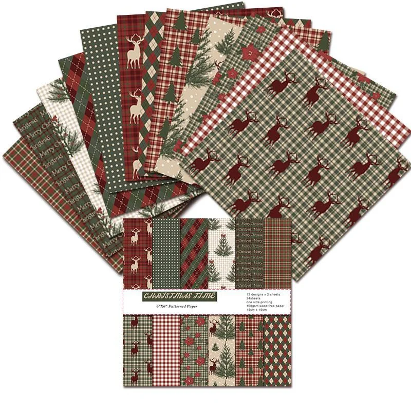 1 ชุด Vintage Merry Christmas  - Graph Paper Pad บทวิจารณ์และราคา