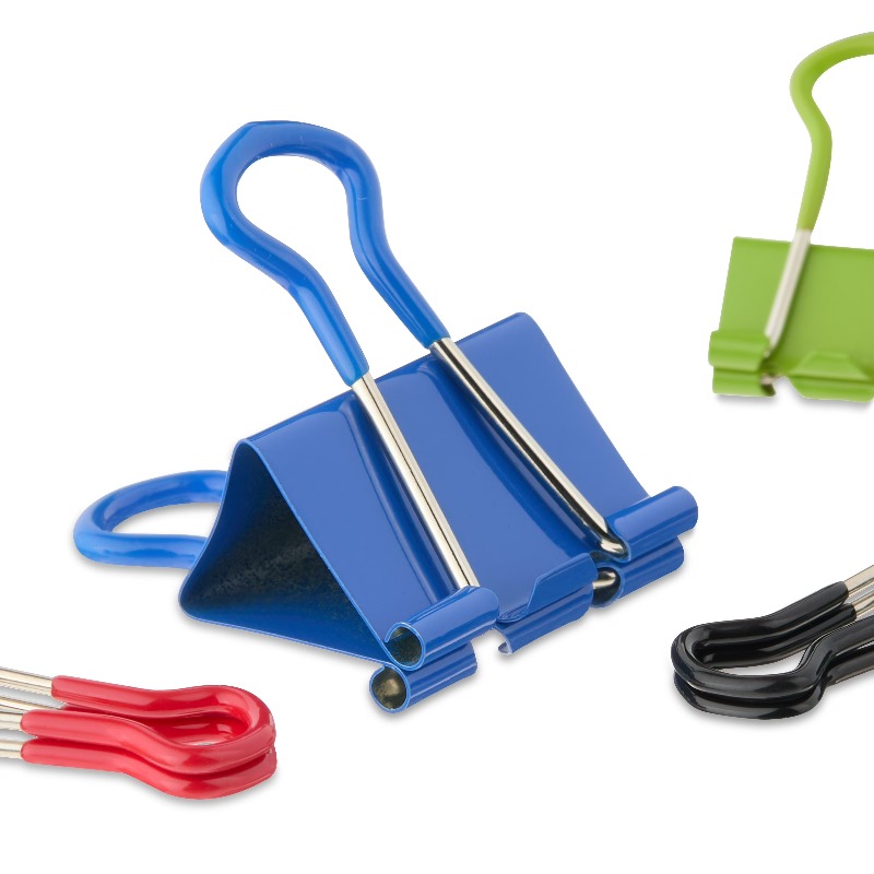 คลิปหนีบกระดาษแบบมีด้ามจับ, คล - Binder Clip Assorted บทวิจารณ์และราคา