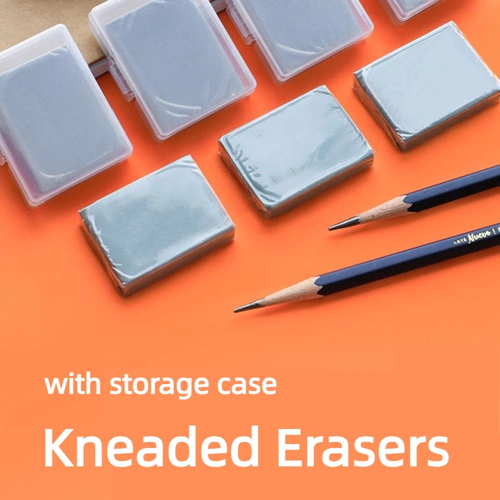 ยางลบแบบนุ่มสำหรับวาดภาพ 4 ชิ้ - Rubber Eraser Kneaded บทวิจารณ์และราคา