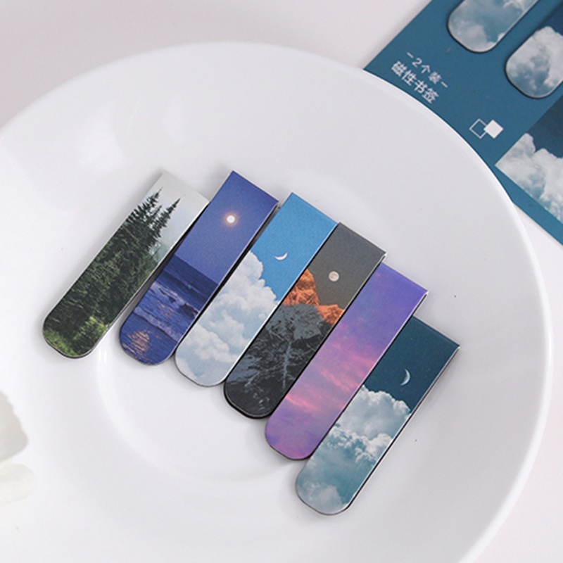 2 ชิ้น/ชุด ที่คั่นหนังสือแม่เห - Paperclip Magnetic Set บทวิจารณ์และราคา