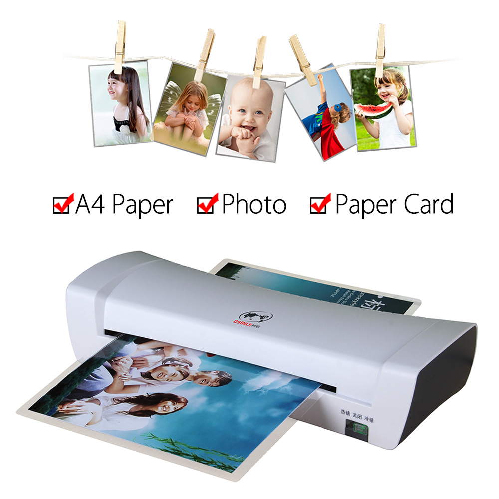 SL200 A4ร้อนและเย็นเครื่องเคลื - Document Laminator Pouch บทวิจารณ์และราคา