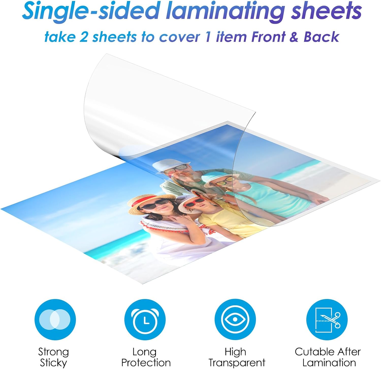 ESHANG แผ่นเคลือบเย็นใส 20 แผ่ - Document Laminator Pouch บทวิจารณ์และราคา