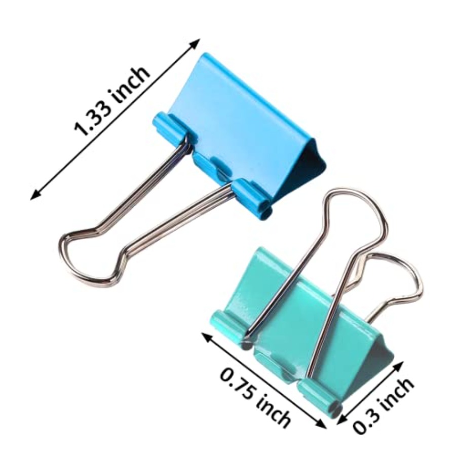 คลิปหนีบกระดาษ 120 แพ็ค ขนาด 0 - Binder Clip Assorted บทวิจารณ์และราคา