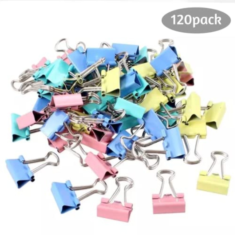 คลิปหนีบกระดาษ 120 แพ็ค ขนาด 0 - Binder Clip Assorted บทวิจารณ์และราคา