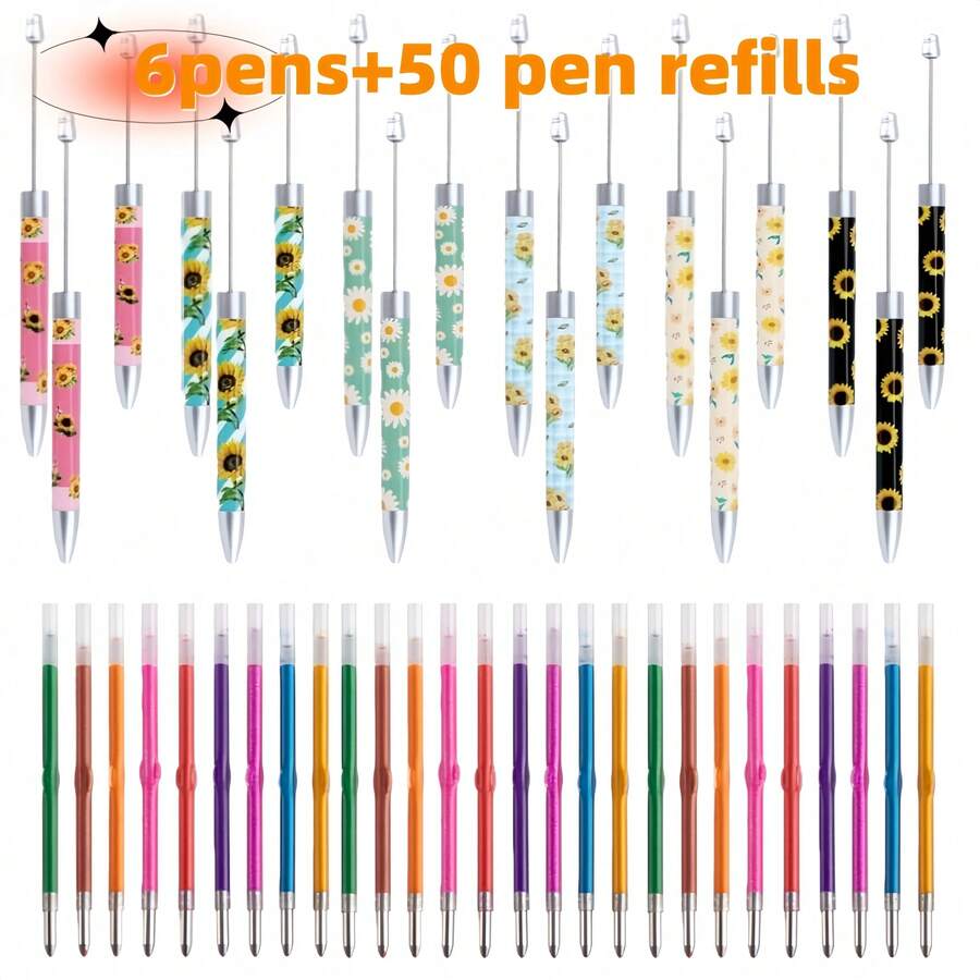 ปากกาประดับลูกปัด DIY ลายดอกทา - Total Stationery & Office Supply บทวิจารณ์และราคา