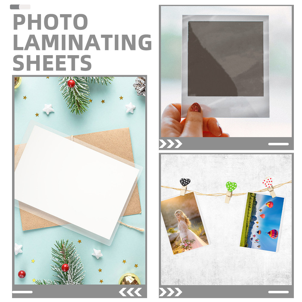 100 ชิ้นแผ่นเคลือบรูปภาพ ซองเค - Document Laminator Pouch บทวิจารณ์และราคา