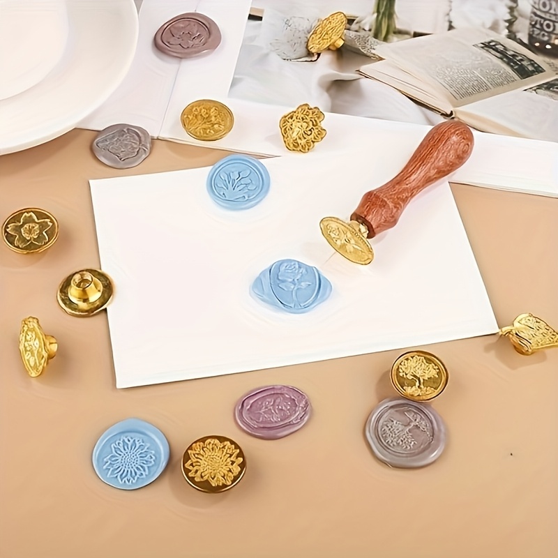 ชุดตราประทับขี้ผึ้ง 21 ชิ้น หล - Wax Seal Stamp Kit บทวิจารณ์และราคา