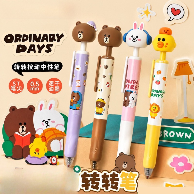ปากกาเจลลายการ์ตูน LINE FRIEND - Stationery Supplier บทวิจารณ์และราคา