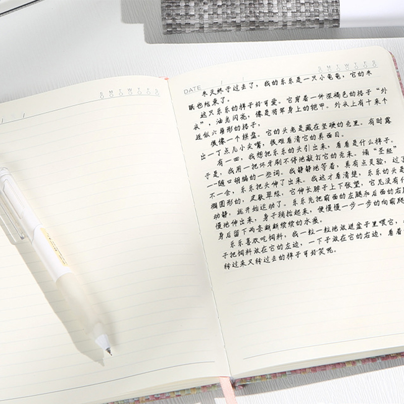A5 สมุดบันทึกเลียนแบบผ้าลินินป - Notebook Dotted A5 บทวิจารณ์และราคา