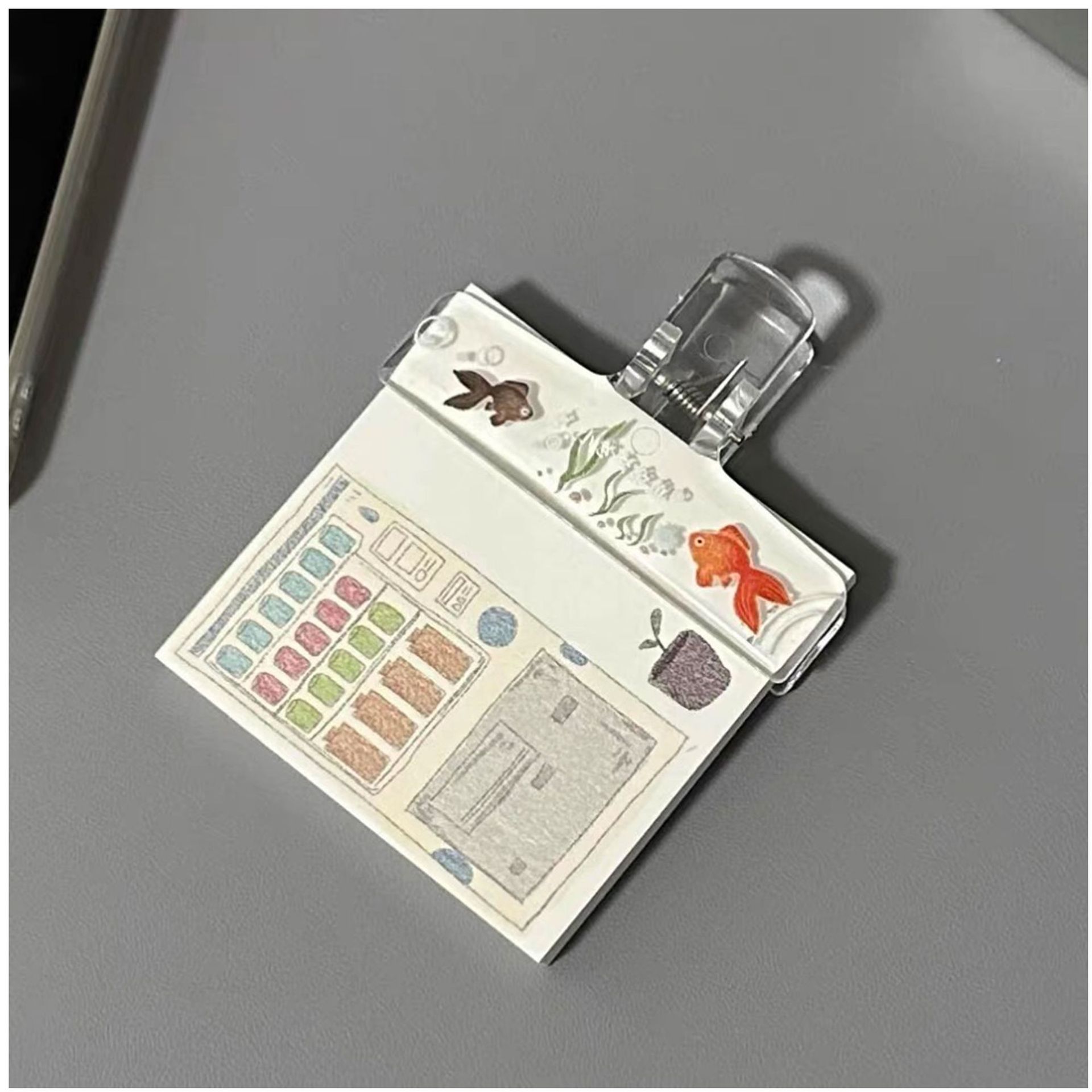 คลิปหนีบกระดาษอะคริลิคใส 1 ชิ้ - Binder Clip Assorted บทวิจารณ์และราคา