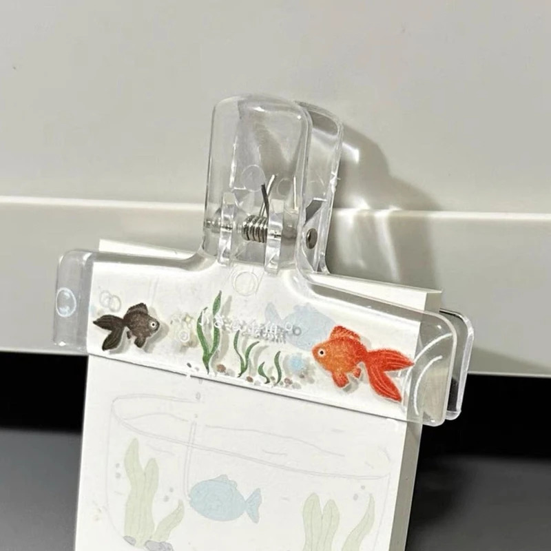 คลิปหนีบกระดาษอะคริลิคใส 1 ชิ้ - Binder Clip Assorted บทวิจารณ์และราคา
