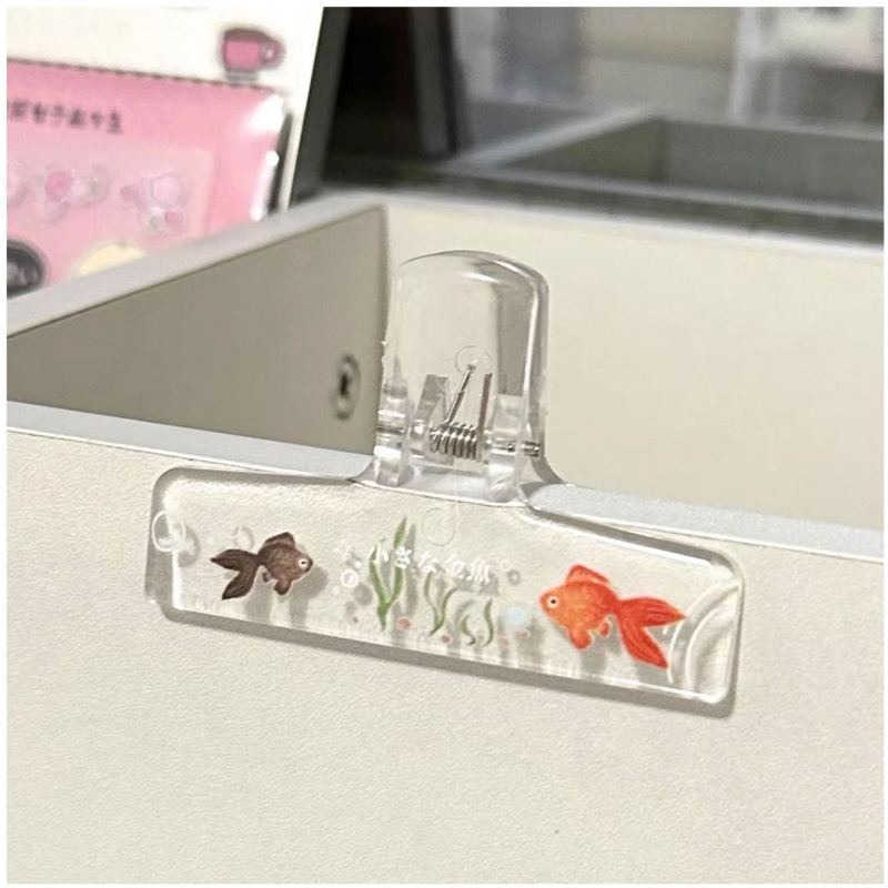 คลิปหนีบกระดาษอะคริลิคใส 1 ชิ้ - Binder Clip Assorted บทวิจารณ์และราคา