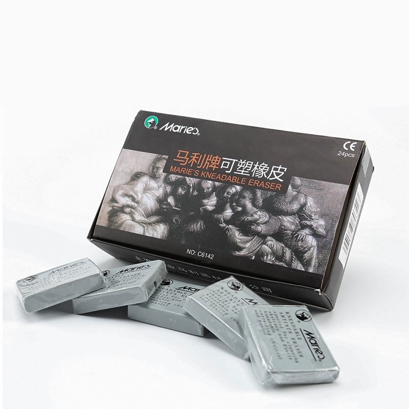 นวดพาสเทลยาง Art Sketch วาดดิน - Rubber Eraser Kneaded บทวิจารณ์และราคา