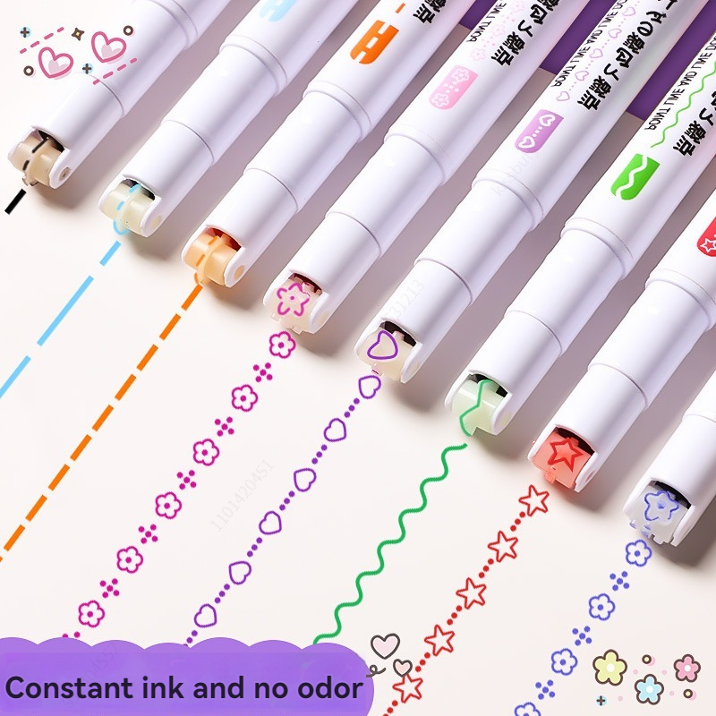 ปากกาไฮไลท์ลายเส้นดอกไม้ 6-24  - Highlighter Set Pastel บทวิจารณ์และราคา