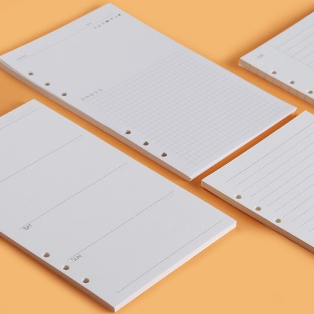 แผ่นรีฟิลสำหรับสมุดแพลนเนอร์ A - Notebook Dotted A5 บทวิจารณ์และราคา