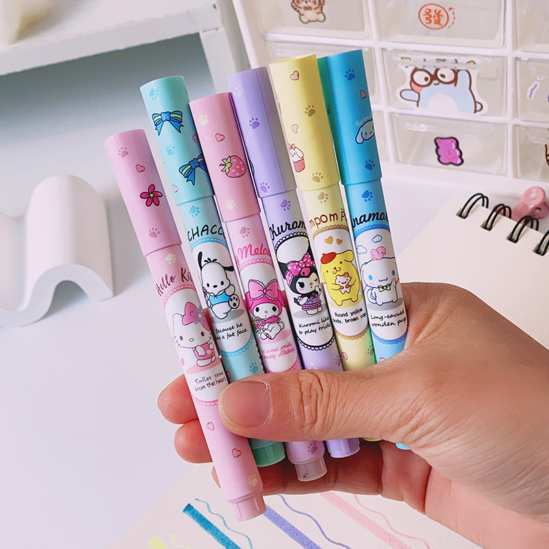 6 ชิ้น ซานริโอ เฮลโล คิตตี้ ไฮ - Highlighter Set Pastel บทวิจารณ์และราคา