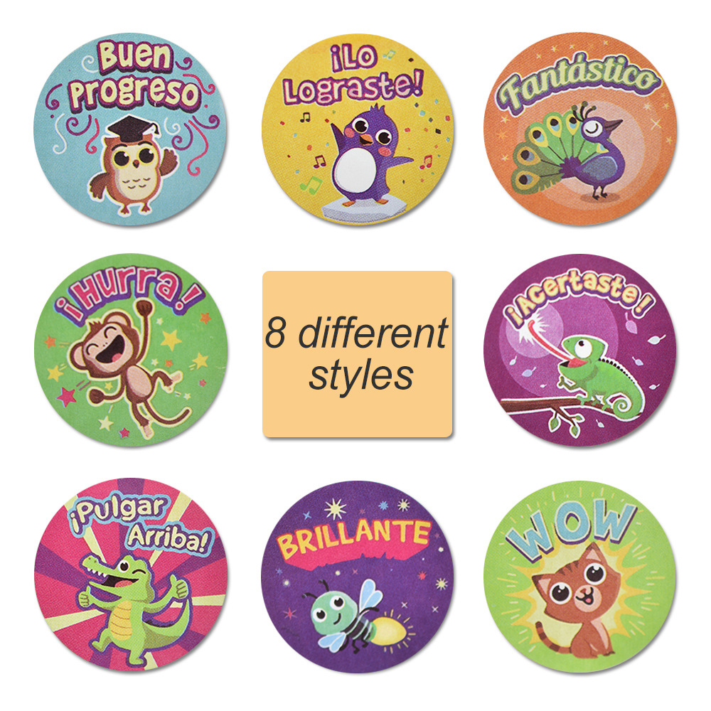 50-500ชิ้นการ์ตูนสัตว์สติกเกอร - Stationery Supplier บทวิจารณ์และราคา