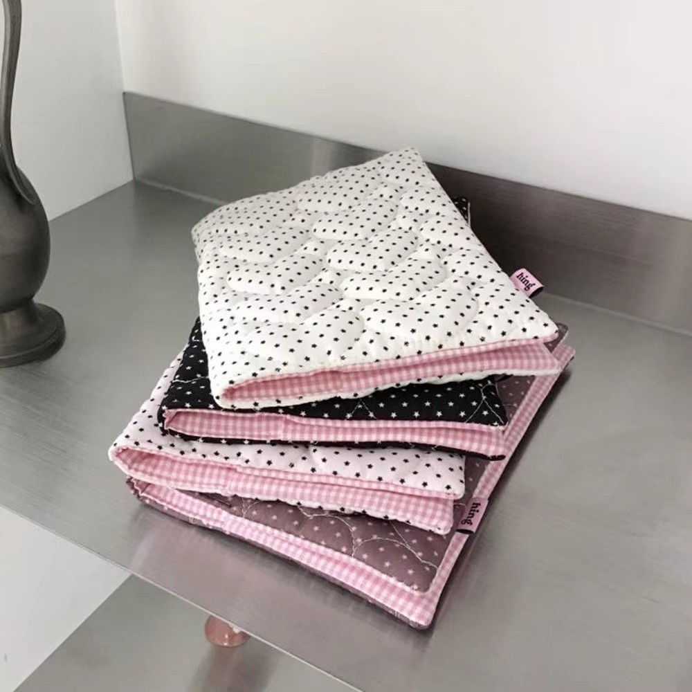 ปกสมุด A5 ผ้าฝ้ายควิลท์ลายจุดโ - Notebook Dotted A5 บทวิจารณ์และราคา