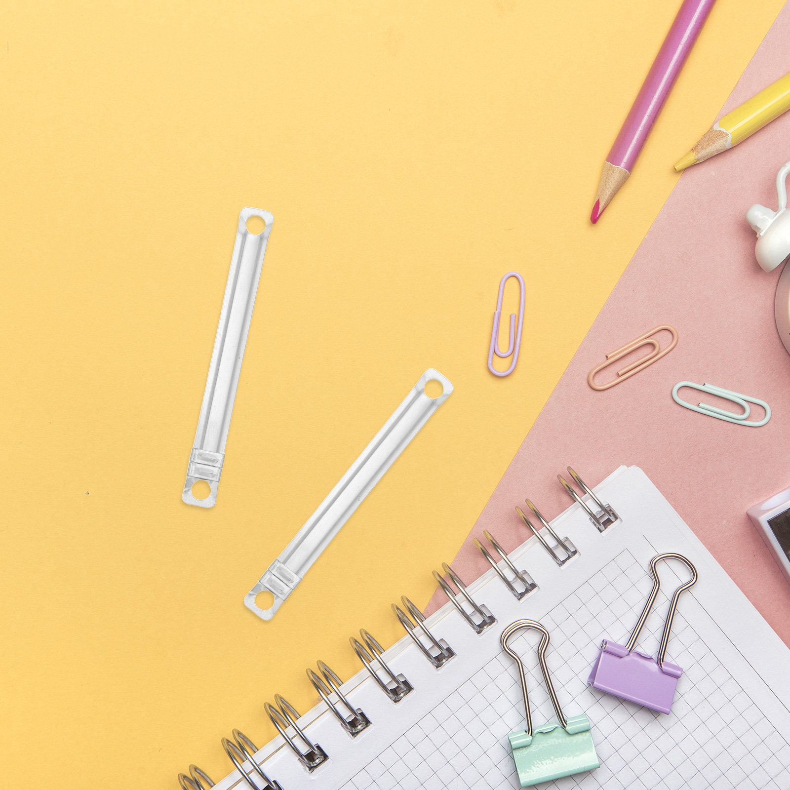 คลิปหนีบกระดาษโลหะแบบ 2 รู จำน - Binder Clip Assorted บทวิจารณ์และราคา