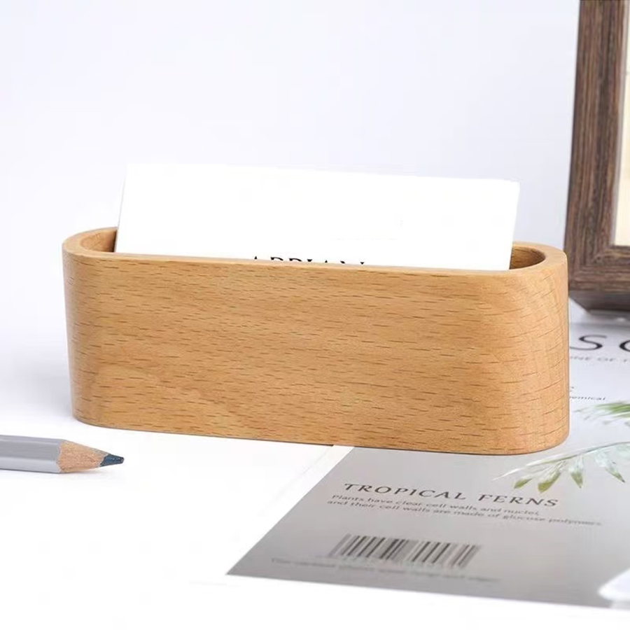 ที่ใส่นามบัตรไม้ ที่ใส่บันทึก  - Stationery Supply Business บทวิจารณ์และราคา