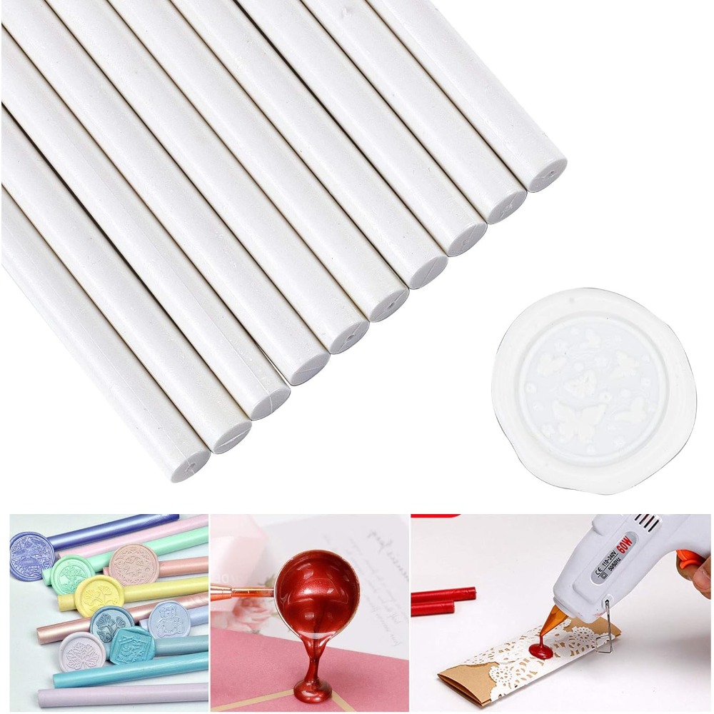 20 ชิ้นกาวซีล WAX Sticks 11 มม - Wax Seal Stamp Kit บทวิจารณ์และราคา