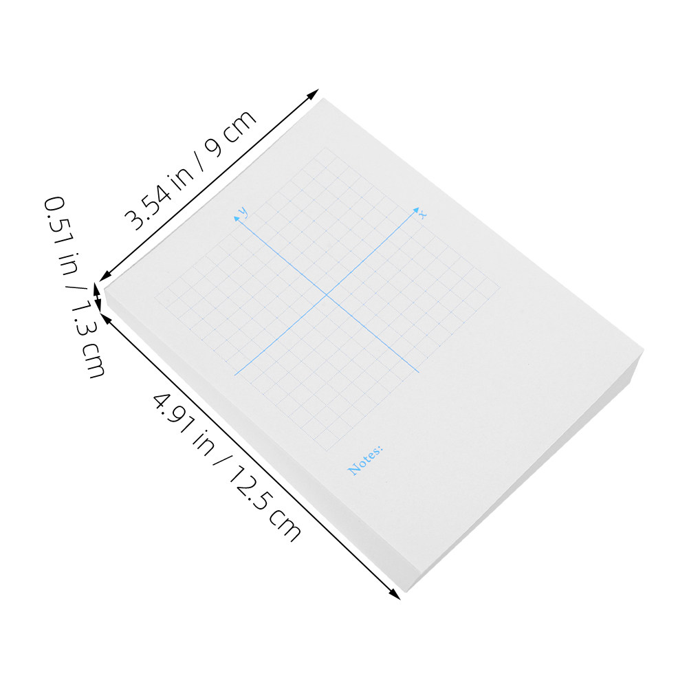 กระดาษโน้ตระบบพิกัด Xy สำหรับค - Graph Paper Pad บทวิจารณ์และราคา