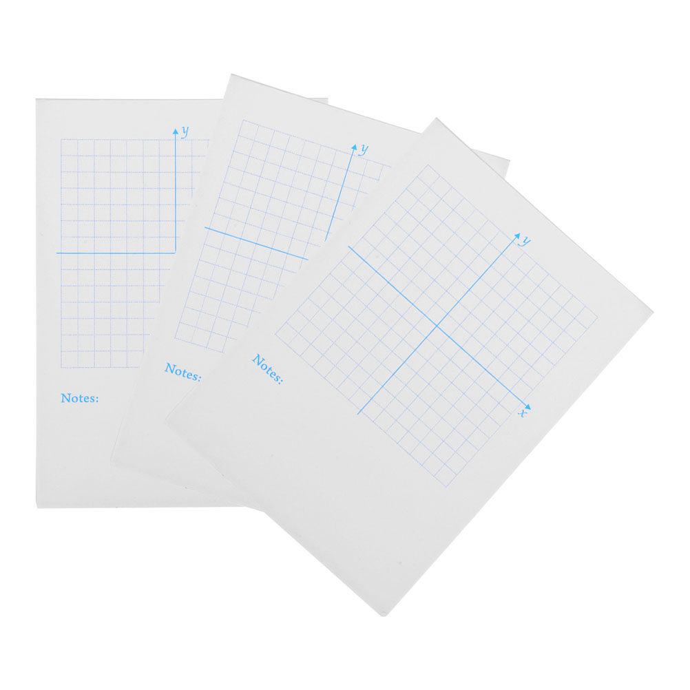 กระดาษโน้ตระบบพิกัด Xy สำหรับค - Graph Paper Pad บทวิจารณ์และราคา