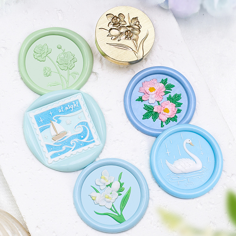 เป็ดน้อย WAX Seal แสตมป์หัวบรร - Wax Seal Stamp Kit บทวิจารณ์และราคา