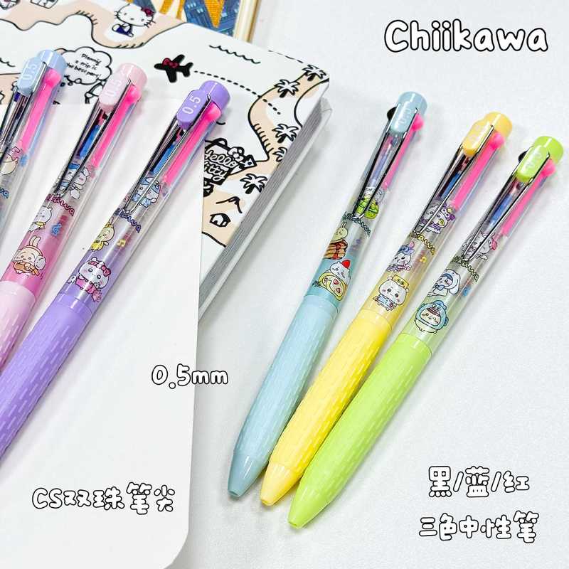 6-36 ชิ้น ชิคาว่า ปากกา 3 สีปา - Stationery Supplier บทวิจารณ์และราคา