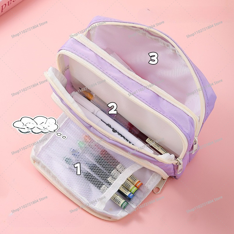 กระเป๋าใส่ดินสอผ้าแคนวาสขนาดให - Stationery Supplier บทวิจารณ์และราคา