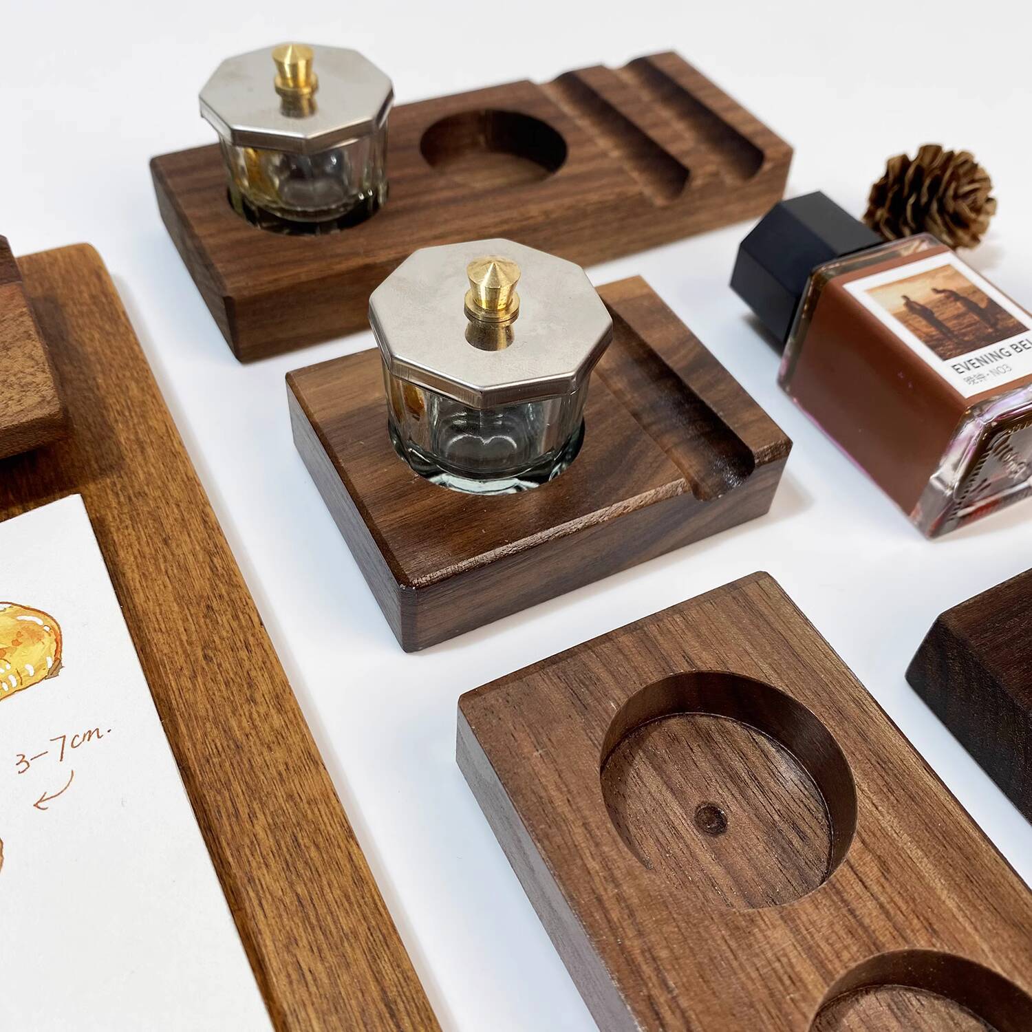 ฐานหมึกปากกา REST ขาตั้งไม้ปฏิ - Calligraphy Ink Bottle บทวิจารณ์และราคา