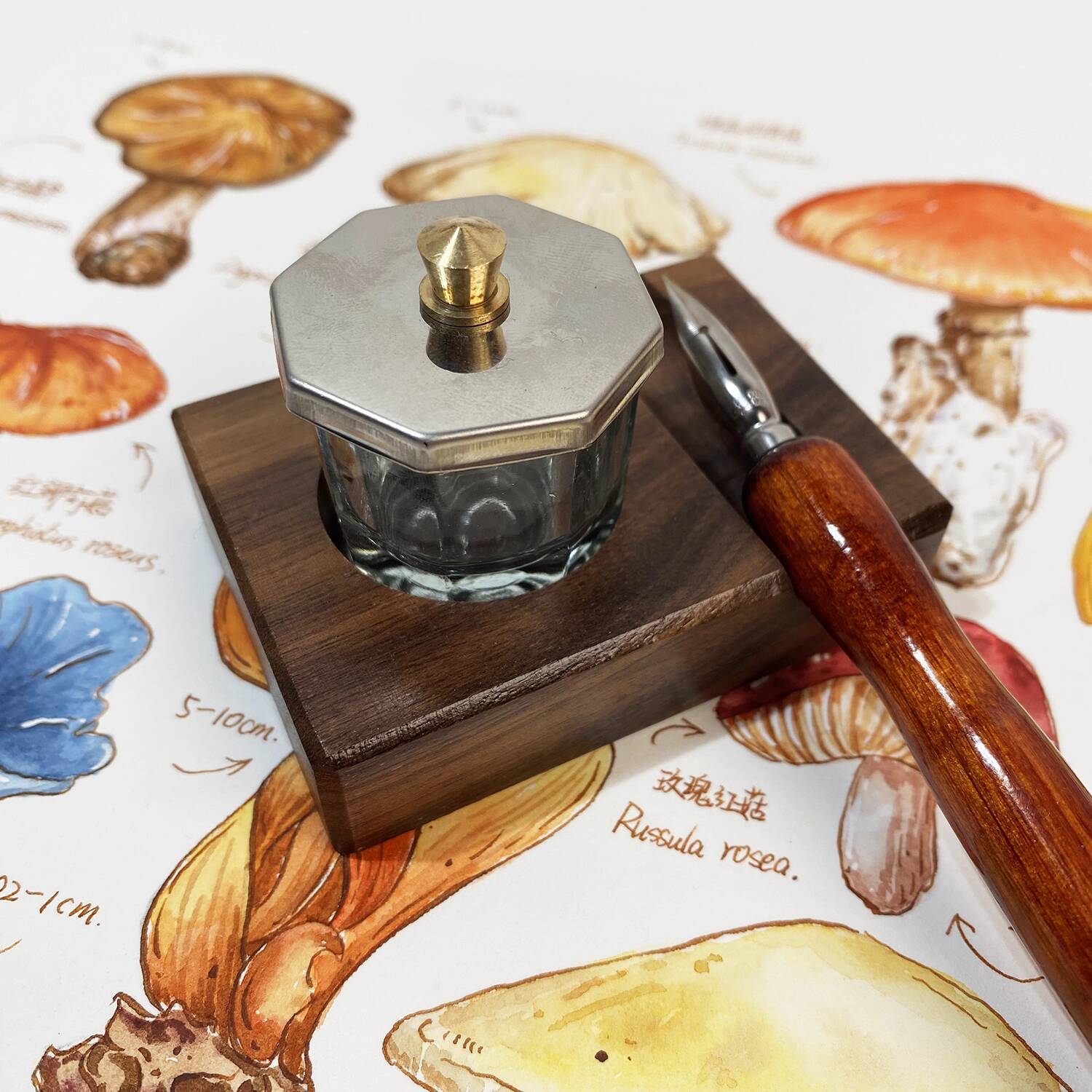 ฐานหมึกปากกา REST ขาตั้งไม้ปฏิ - Calligraphy Ink Bottle บทวิจารณ์และราคา
