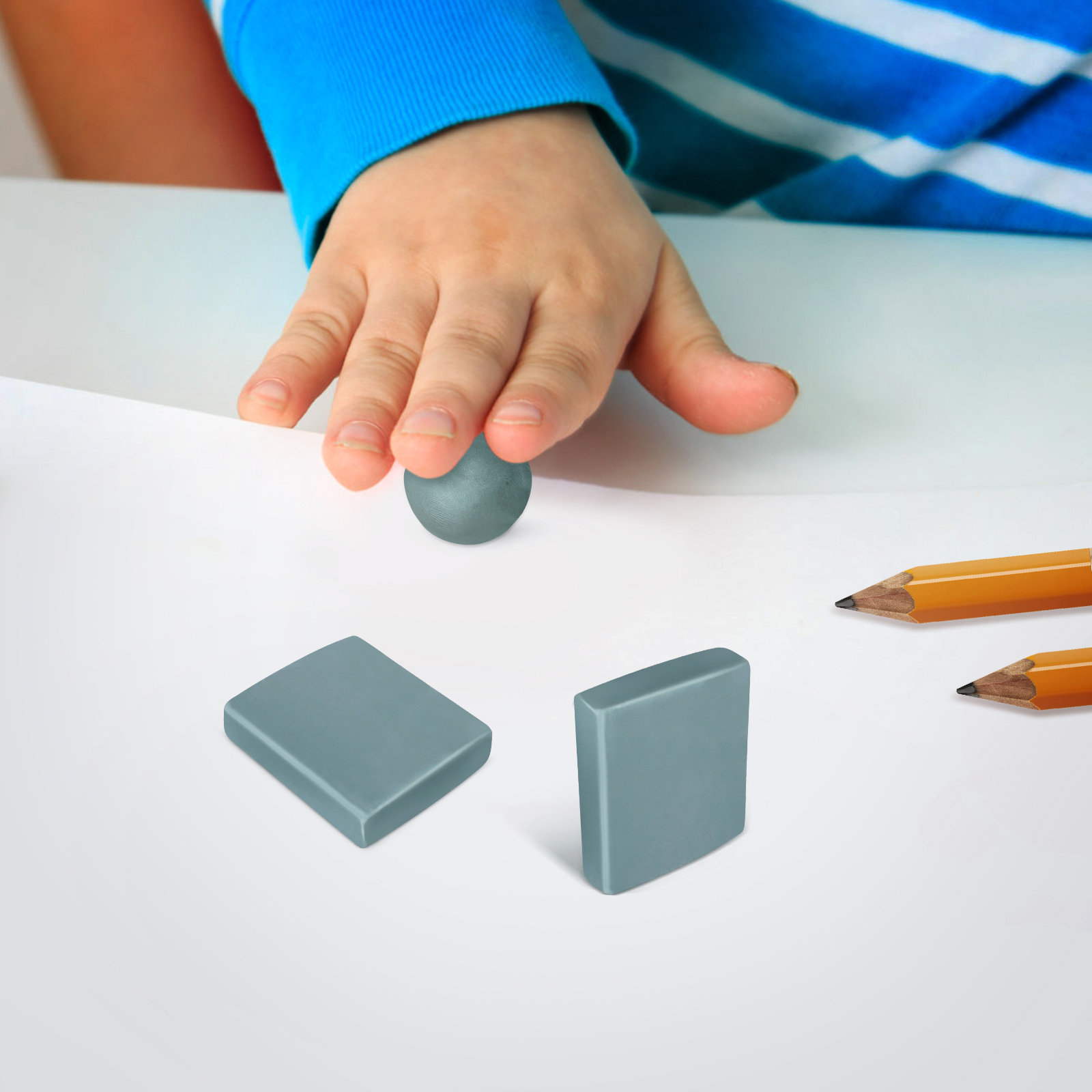 ยางลบแบบนวดได้ 12 ชิ้น สำหรับศ - Rubber Eraser Kneaded บทวิจารณ์และราคา