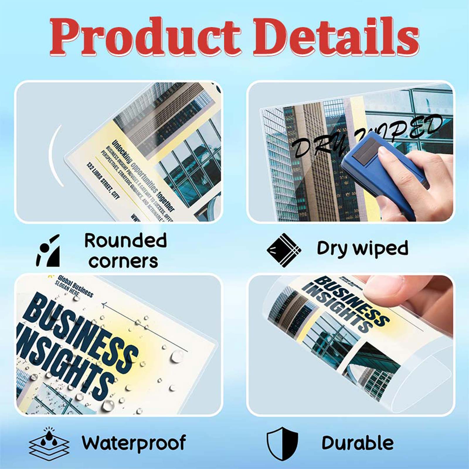 100 แผ่น 4.3×6.3 นิ้ว ซองเคลือ - Document Laminator Pouch บทวิจารณ์และราคา