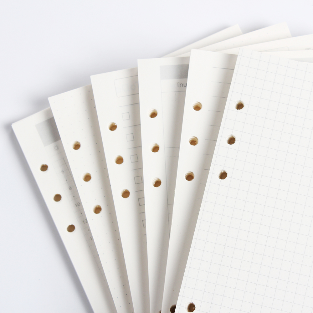 คลาสสิก6 Binder Inner กระดาษ C - Notebook Dotted A5 บทวิจารณ์และราคา