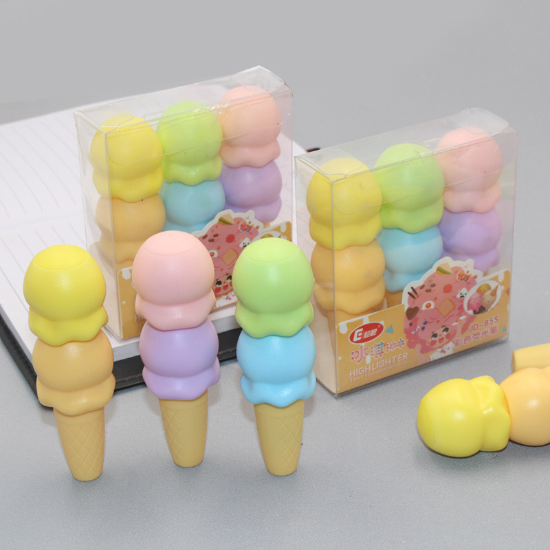 ไฮไลท์เตอร์สีลูกกวาดใส่ไอศกรีม - Highlighter Set Pastel บทวิจารณ์และราคา